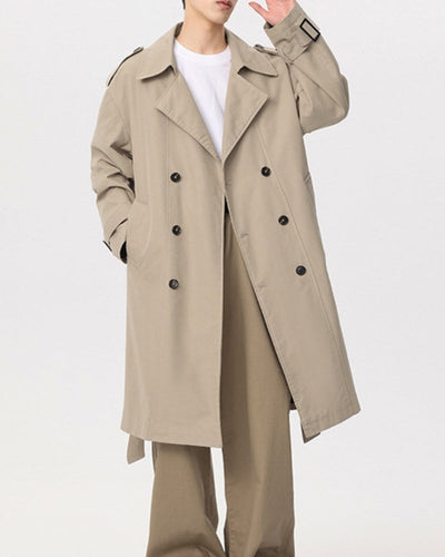 Nivora™ | Trench-Coat Classique à Double Boutonnage