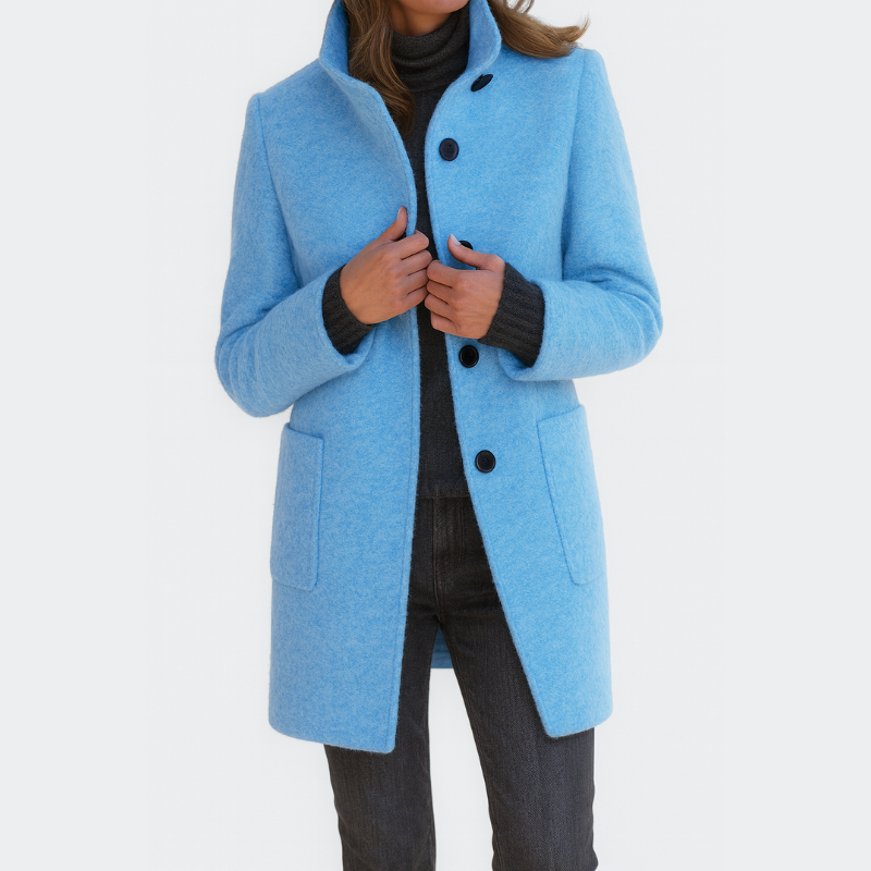 Nivora™ | Manteau Femme à Col Haut Zuzana