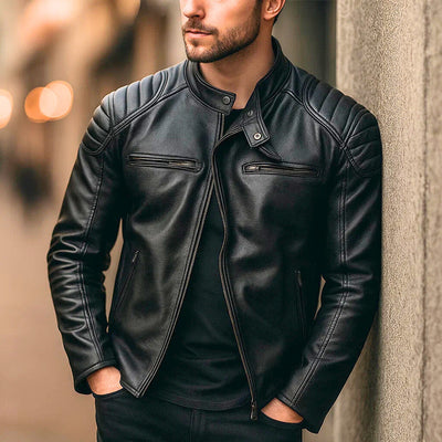 Nivora™ | Veste en Cuir Vintage