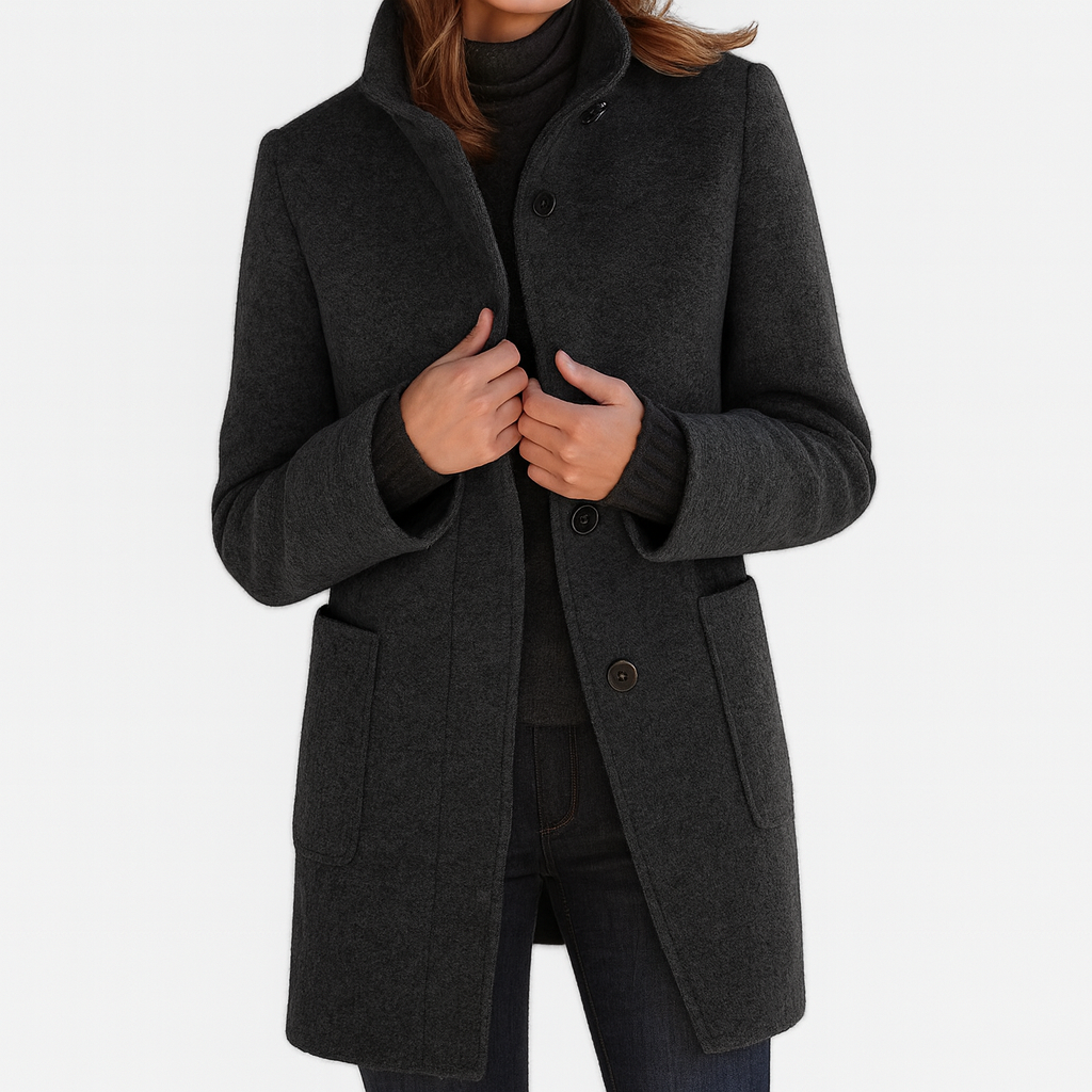 Nivora™ | Manteau Femme à Col Haut Zuzana