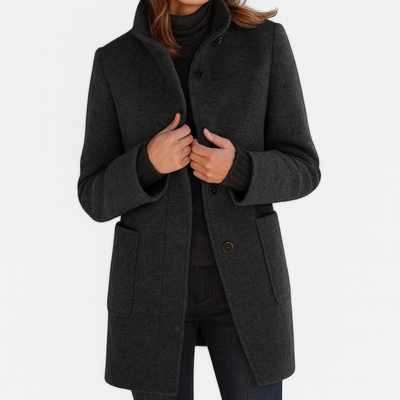 Nivora™ | Manteau Femme à Col Haut Zuzana