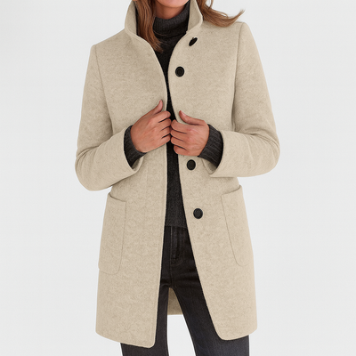 Nivora™ | Manteau Femme à Col Haut Zuzana