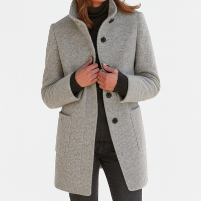 Nivora™ | Manteau Femme à Col Haut Zuzana