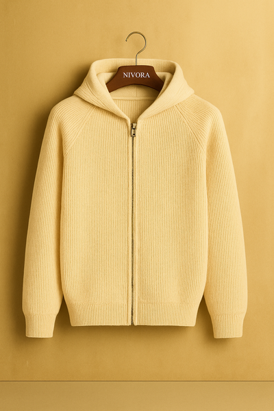 Nivora™ | Cardigan en laine mérinos