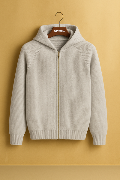 Nivora™ | Cardigan en laine mérinos