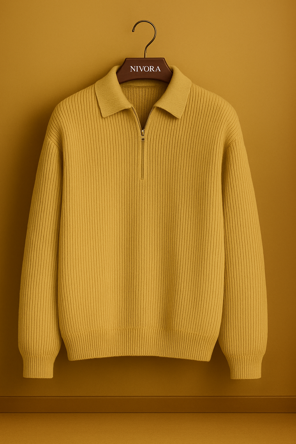 Nivora™ | Pull en maille à demi-fermeture éclair