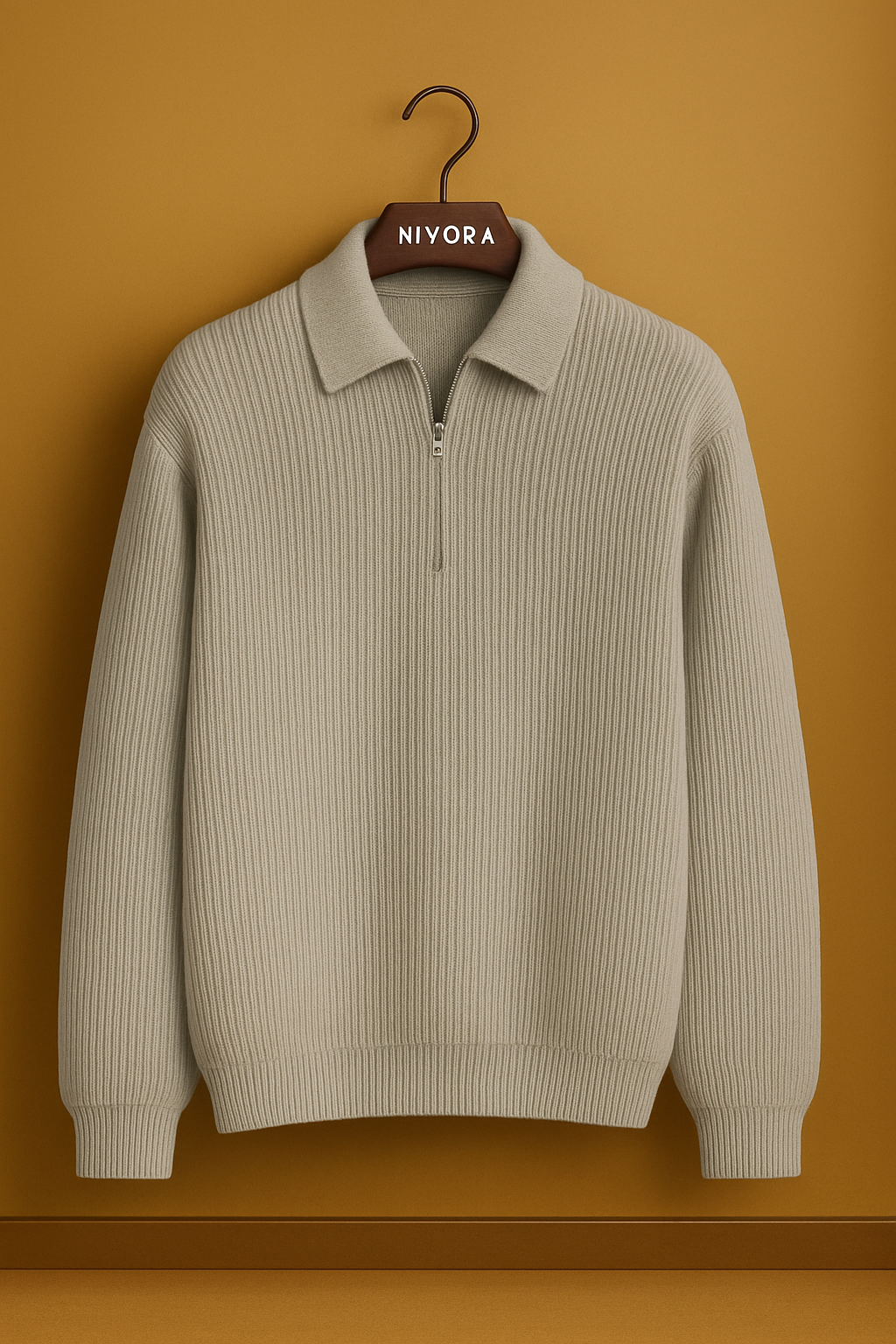 Nivora™ | Pull en maille à demi-fermeture éclair