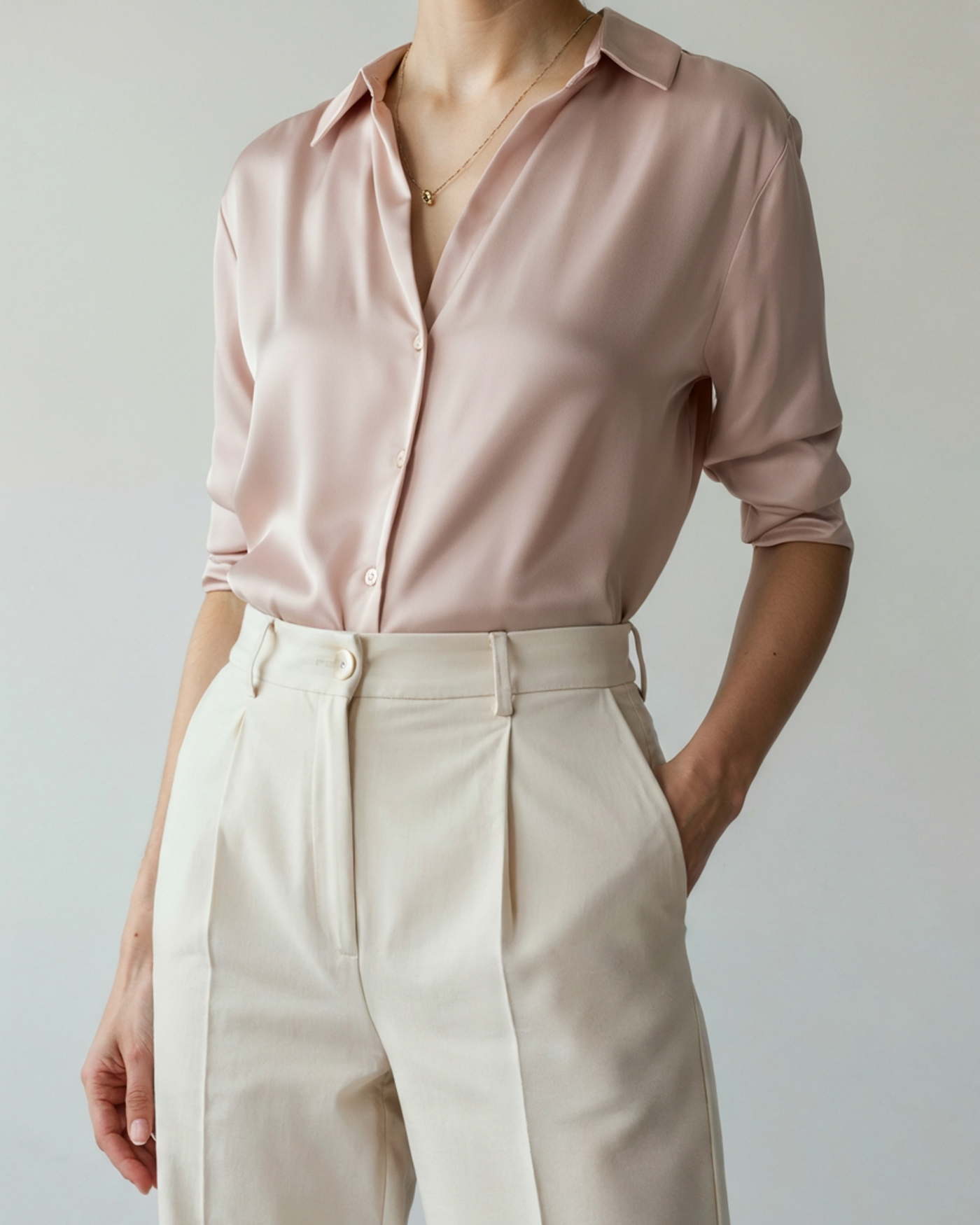 Nivora™ | Blouse en Satin
