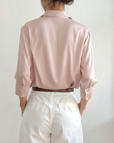 Nivora™ | Blouse en Satin