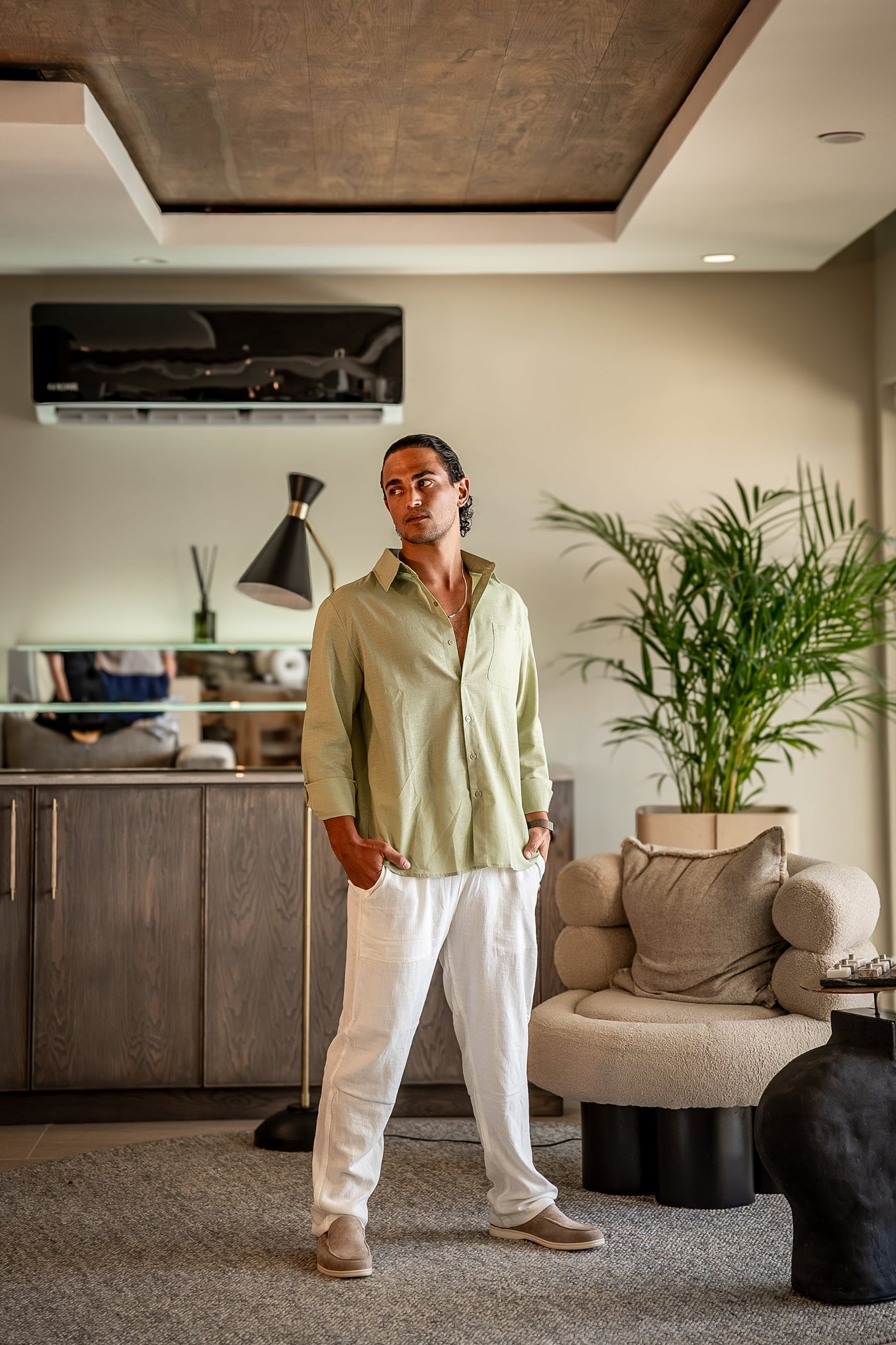 Nivora™ | Old Money Ensemble en Lin (Manches Longues)