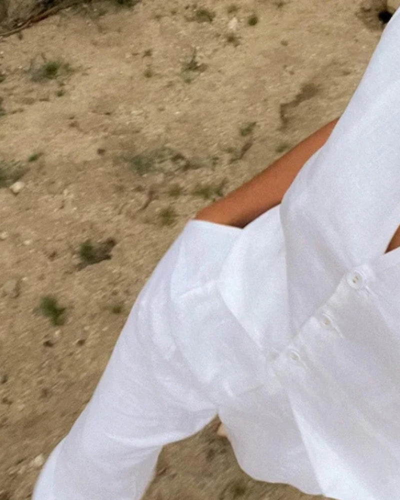 Nivora™ | Ensemble Deux Pièces en Lin