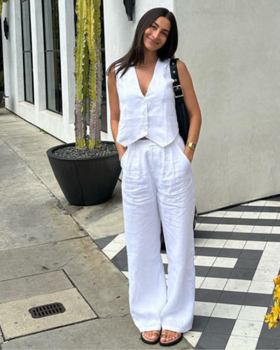 Nivora™ | Ensemble Deux Pièces en Lin