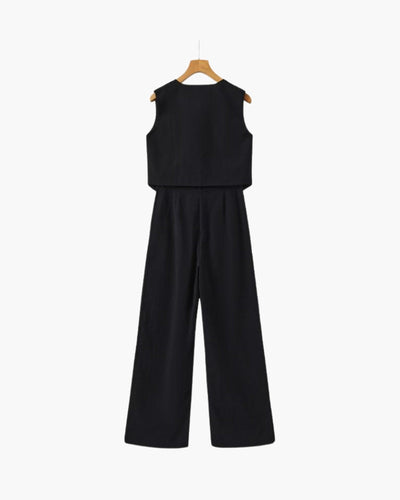 Nivora™ | Ensemble Deux Pièces en Lin