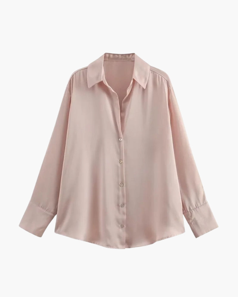 Nivora™ | Blouse en Satin