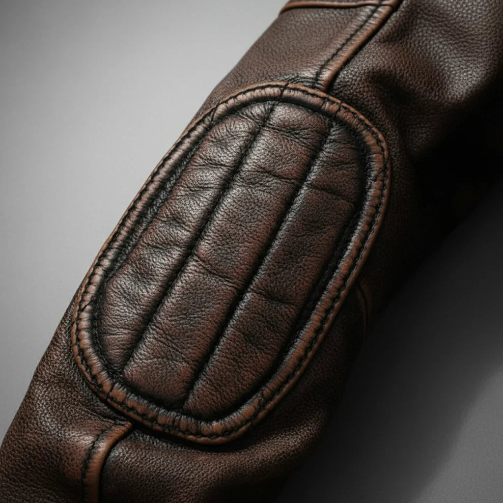 Nivora™ | Veste en Cuir Vintage