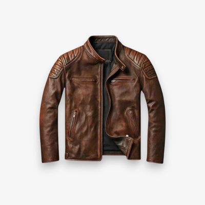 Nivora™ | Veste en Cuir Vintage