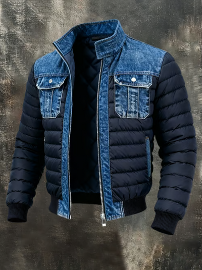 Nivora™ | Veste en Jean Patchwork Vintage pour Homme